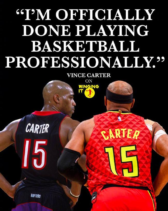 43岁卡特正式宣布退役 成为NBA两项历史第一人